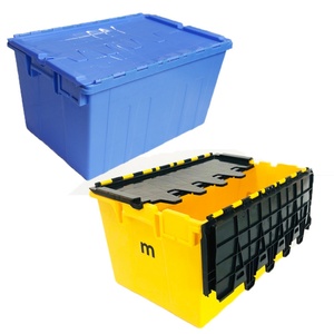 Bacs de stockage et de déménagement en plastique recyclable, robustes, empilables et emboîtables, pour entrepôt, location et réutilisation - Product Image 1