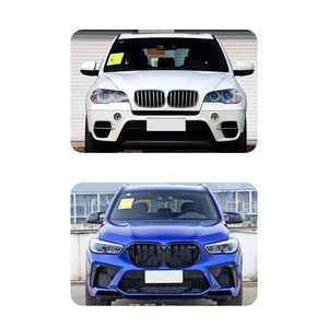 Para <span class=keywords><strong>BMW</strong></span> X5 E70 2008-2013 actualización a <span class=keywords><strong>2022</strong></span> G05 X5M F95 estilo cuerpo Kit parachoques capó faro guardabarros viejo a nuevo E70 actualización G05 - Product Image 3