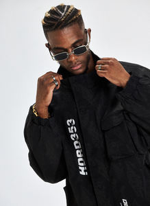 2021 가을 새로운 빈티지 카고 재킷 남성 멀티 포켓 플러스 사이즈 코트 야외 착용 하이킹 쉘 후드 필드 자켓 - Product Image 3