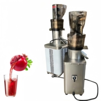 Extracteur d'orange de fruits et légumes Machine à jus multifonctionnelle commerciale Presse à froid à grande bouche Presse-agrumes électrique lent à mastiquer