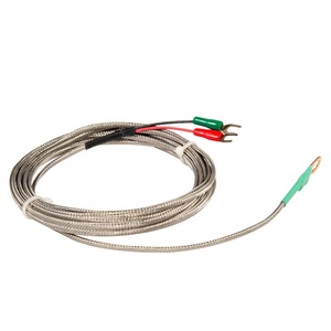 <span class=keywords><strong>Sonda</strong></span> Termometrica Impermeabile RTD PT100 con Filettatura da 1/4 di Pollice in Acciaio Inossidabile <span class=keywords><strong>a</strong></span> 3 Fili per Lavorazione della Plastica - Product Image 1