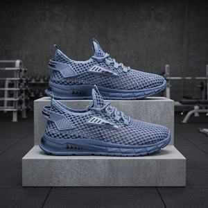 Sneakers Urbanes pour Hommes, Style Streetwear, Tige en Cuir de Vache, Semelle Extérieure en Phylon, Semelle Absorbant les Chocs, Classique - Product Image 3