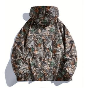 Veste américaine hip-hop pour homme A/W, motif camouflage, tricotée, surdimensionnée, imprimée numériquement, fabricant, vente en gros personnalisée - Product Image 5
