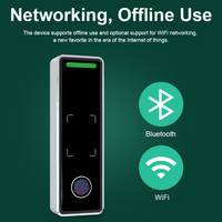 Sistema de Control de Acceso Biométrico WiFi a Prueba de Agua, Control Remoto por Aplicación, Alta Capacidad, Thinmoo