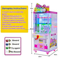 Máquina de Juego Arcade de Caja Sorpresa con Premios, Modelo 2026, Mini Máquina de Bolas Sorpresa, Máquina de Bolas de la Suerte de Metal y Plástico