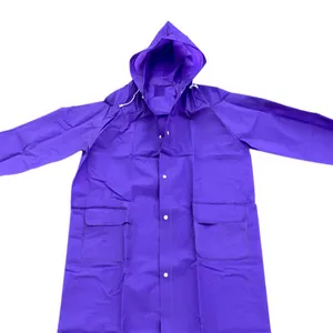 Manufacturers Raincoats EVA Long Waterproof Poncho Raincoat For Adults