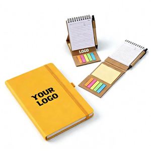 Wholesale Promo Gift Customized Personalized Logo Eco Friendly Pu Leather Business Meeting Record Notebooks - Product Image 1