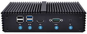 KANSUNG Kaby Lake CPU Fanless Mini PC Core I7 7500U 6 Gigabit NIC Router Firewall Appliance Server Computer K575G6 Linux Ubuntu - Product Image 2