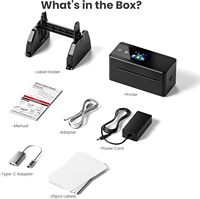 Impresora Térmica Phomemo PM64D con Pantalla Táctil, Bluetooth, Impresora de Etiquetas Térmicas de 4x6 con Soporte para Etiquetas para Pequeñas Empresas