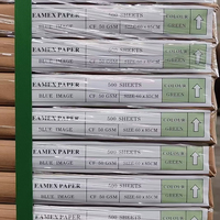 Papel Continuo sin Carbón NCR de Alta Calidad, 45g-80g, 100% Pulpa Primaria, en Rollo, para Conversión