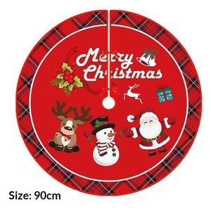 Jupe <span class=keywords><strong>de</strong></span> <span class=keywords><strong>sapin</strong></span> <span class=keywords><strong>de</strong></span> Noël personnalisée avec motif Père Noël, décorations <span class=keywords><strong>et</strong></span> accessoires <span class=keywords><strong>de</strong></span> Noël, décoration intérieure pour le Nouvel An 2027, Joyeux Noël - Product Image 5