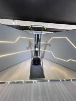 Machine à ski professionnelle SK Commercial avec résistance à l'air, ergomètre pour entraînement fonctionnel, utilisation en salle de sport, cadre en acier de 30 mm