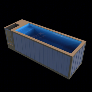 <span class=keywords><strong>Piscine</strong></span> <span class=keywords><strong>hors</strong></span> <span class=keywords><strong>sol</strong></span> ronde en fibre de verre à cadre ultra long pour usage domestique, avec installation facile et accessoires pour enfants - Product Image 1