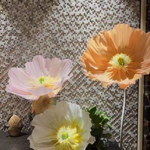 Bouquet de papillons artificiels faits main en papier Xi Peptide pour mariage, décoration extérieure, arrangements floraux, présentation au sol - Product Image 4