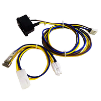 Faisceau de câblage personnalisé avec prise d'alimentation CA IEC C14 et bornes Faston pour appareils électriques