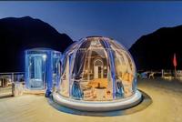 Carpa de Casa de burbujas de policarbonato 3M 4m 5M 6m Precio de fábrica Alojamiento en Hotel Camping