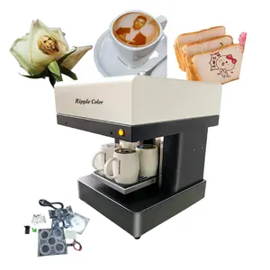 EVEBOT Coffee Printer Printing Machine 3d Printer Latte Art Food Inkjet Printers New Product 2023 Provided Brown Automatic for s