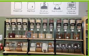 Top-ranking frutas secas dispensador cereais alimentos dispensador para exibição supermercado - Product Image 4