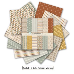 24 hojas de 6 "x 6" BOHO estilo cartulina papel para álbum de recortes - Product Image 2