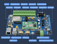 Mini-ordinateur industriel IoT basé sur le module de calcul Raspberry Pi 4 (NON inclus), PoE, 5G/4G, boîtier métallique, ventilateur de refroidissement