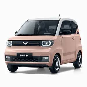 سيارة Wuling Hongguang صغيرة تعمل بالكهرباء بسرعة 100 كم/ساعة ببطارية ليثيوم 2023 سيارات كهربائية سريعة