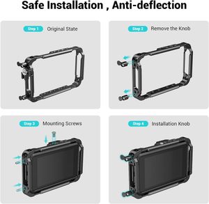 Jaula SmallRig para la serie <span class=keywords><strong>Atomos</strong></span> <span class=keywords><strong>Ninja</strong></span>, riel NATO integrado y jaula para monitor de abrazadera de cable CMA2209 - Product Image 4