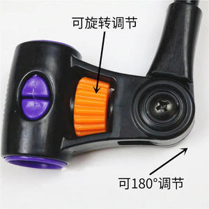 Support de canne à pêche universel coloré à fixation arrière, pliable en métal, rotation multidirectionnelle, tête en forme de V, accessoire - Product Image 5