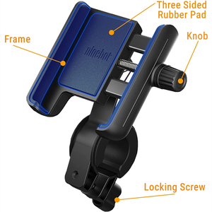 Support de téléphone portable en plastique universel Ninebot pour enfants Xiaomi <span class=keywords><strong>Segway</strong></span> E2 F30 F40 G30P MAX accessoires de Scooter de vélos électriques - Product Image 5