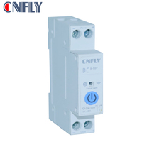 Interrupteur intelligent sans fil WiFi TUYA 1P+N MCB DC 8-90V avec télécommande, minuterie marche/arrêt, système photovoltaïque