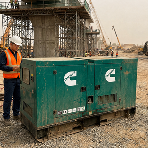 เครื่องกำเนิดไฟฟ้าดีเซลเคลื่อนที่แบบเงียบ SDEC Cummins Weichai Yuchai 80kW 100kVA ความเร็วสูง 80 กม./ชม. พร้อมหลังคาเก็บเสียง - Product Image 4