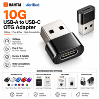 Adaptateur OTG USB-A vers USB-C Mini, Convertisseur Mâle vers Femelle Type-C, Synchronisation Rapide des Données pour Ordinateur Portable, Chargeur de Voiture, iPhone 15 16, iPad