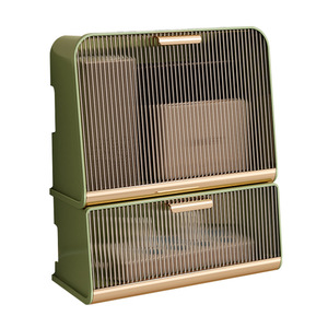 Wall Mounted Router Storage Box With Cable Organizer For Modem And Network Equipment Rectangle Shape Covered Compartments - Product Image 5