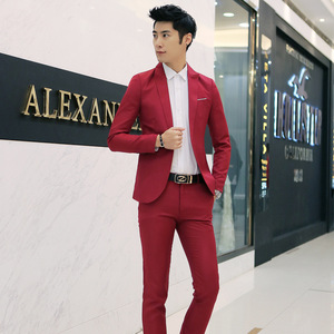 Costume d'affaires deux pièces pour homme grande taille, style européen et américain, en mélange viscose et coton perlé, vente en gros transfrontalière <span class=keywords><strong>233</strong></span> - Product Image 4