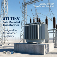 Transformateur de distribution triphasé immergé dans l'huile S11 33kV 35kV 1000kVA 2500kVA à faible perte pour sous-station réseau personnalisée IEC60076 24