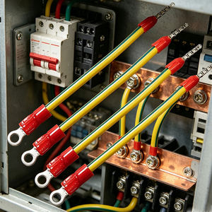 Custom Pre Crimp Insulated Ferrule Terminal <b>Cable</b> Assemblies 22 10 AWG Aluminum Alloy Bare Wire for <b>Computer</b> & Motorcycle Use - Product Image 2