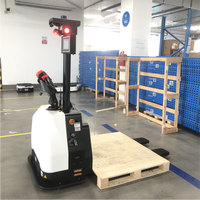 Forklift Otomatis dengan Pemetaan Laser SLAM Dilengkapi 360 °   Sensor Laser Penggerak Pallet Cerdas Tanpa Awak untuk Otomatisasi Gudang