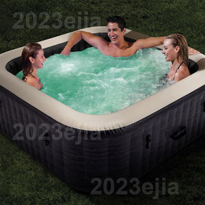 Baignoire carrée SPA à prix réduit-Extérieur <span class=keywords><strong>avec</strong></span> fonctions massage et bulles-<span class=keywords><strong>Jacuzzi</strong></span> gonflable à usage domestique pour 4 à 6 <span class=keywords><strong>personnes</strong></span> Bain à remous - Product Image 6