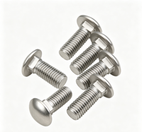 Vis de charpentier en acier inoxydable 304 à tête ronde et col carré pour quincaillerie extérieure et clôtures en bois – Approvisionnement direct usine