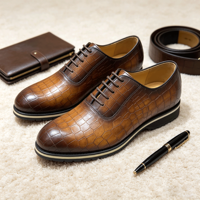 Chaussures de ville en cuir pour hommes, baskets décontractées en cuir véritable, pour mariage, bureau quotidien, affaires, baskets de luxe de créateur