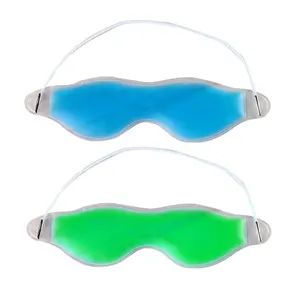 Dapat Digunakan Kembali Bahan PVC Gel Diisi Masker Mata Custom Hot Kompres Dingin Mata Gel Pad Efek Pendinginan Dingin Wajah Topeng