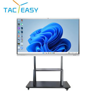 Tableau blanc électronique Android et Windows de 75 pouces, 40 points tactiles, tableau interactif intelligent 4K avec stylet - Product Image 2