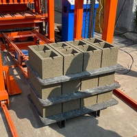 Machine de fabrication de blocs de pavés creux entièrement automatique LONTA QTJ4-25 pour blocs de 4, 5, 6, 8, 9 pouces, en béton et ciment
