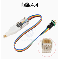 Programador de microchips SOIC8 SOP8/WSON8/QDFN8 con pines de resorte, sondas de prueba para lectura y escritura de programas, para chips DFN8 de 4.4MM y 5.8MM