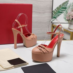 Chaussures à talons hauts noires classiques de créateur européen 2026 pour femmes, élégantes chaussures de mariée à semelle rouge, chaussures habillées pour femme - Product Image 1