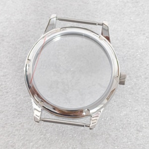 Pièces de rechange pour boîtier de montre en acier inoxydable 40 mm à fond transparent pour mouvements <span class=keywords><strong>ETA</strong></span> <span class=keywords><strong>6497</strong></span>/6498 ST3600/ST3620, personnalisées et légères - Product Image 5