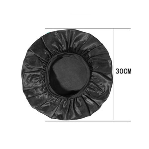 2025 monostrato grande cappellino di raso bandane per dormire <span class=keywords><strong>capelli</strong></span> avvolge cappello da doccia di design per le donne - Product Image 3