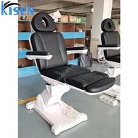 KISEN Estetisyen Terapi Spa Bakım Salonu Kozmetik 4 Motorlu Uzatılabilir Güzellik Kirpik Yüz Bakım Elektrikli Masaj Yatağı