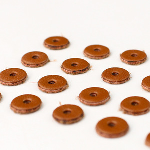 Artificial <b>Leather</b> Spacer Beads 8mm Round For DIY <b>Bracelets</b> And Jewelry Making Accessories - Product Image 1