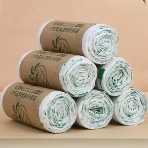 Wholesale Eco Friendly Compostable Custom Roll Starch Pla 100% Biodegradable Garbage Bags