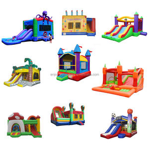 Chine grande aire de jeux enfants château plein d'entrain ballon palais gonflable Carton roi thème Combo toboggan sautant rebond maison - Product Image 1